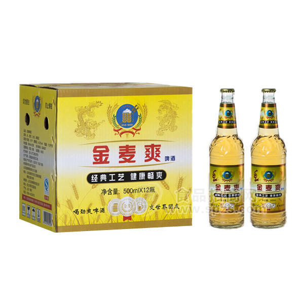 金麥爽啤酒 500mlx12瓶