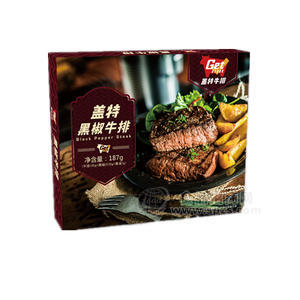 蓋特黑椒牛排肉制品187g