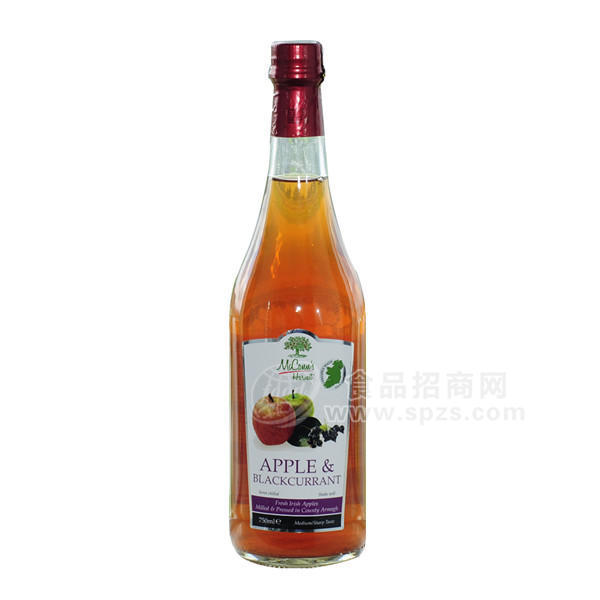 蘋果黑加侖果汁飲料750mL