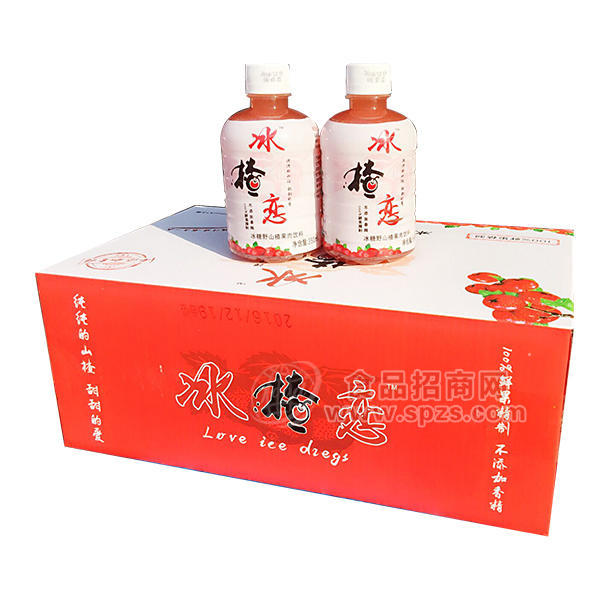 ·冰楂恋冰糖野山楂果肉饮料350mlx15瓶 