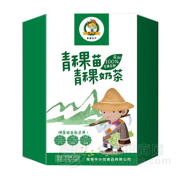 牛小壮奶茶 青稞奶茶120g 固体饮料