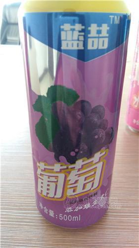 藍喆 葡萄味碳酸飲料500nl