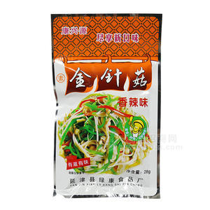 康興源金針菇香辣味辣條 休閑食品28g