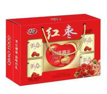 安大禮盒裝Q堡紅棗糕點