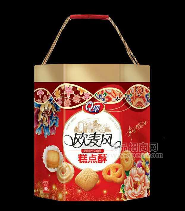 安大禮盒裝Q堡歐麥風糕點酥