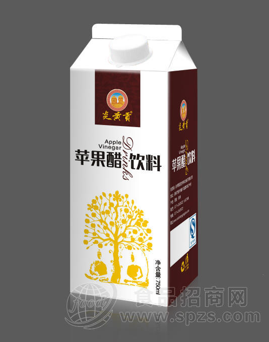 炎黄贡苹果醋饮料