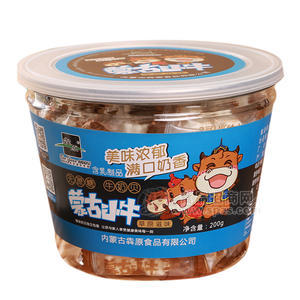 桶装无蔗糖牛奶贝