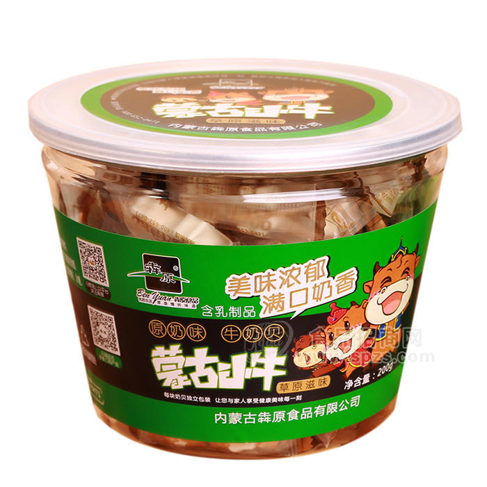·桶装原味牛奶贝 