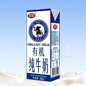 圣醇有机纯牛奶250ml