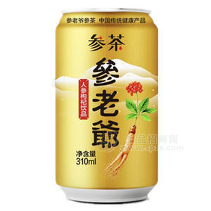 參老爺參茶人參枸杞飲品310ml