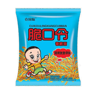 脆口令燒烤魷魚(yú)仔味香脆面袋裝62g