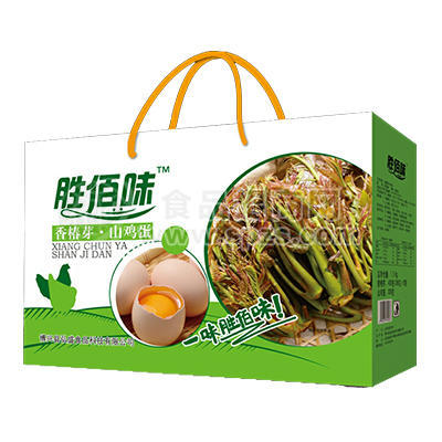 胜佰味香椿芽山鸡蛋礼盒装