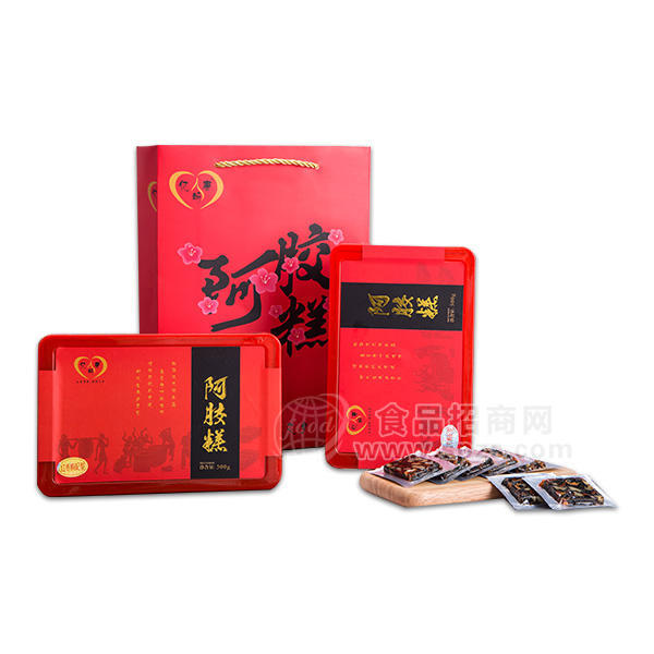 亿鹊康阿胶糕 红枣枸杞型500g