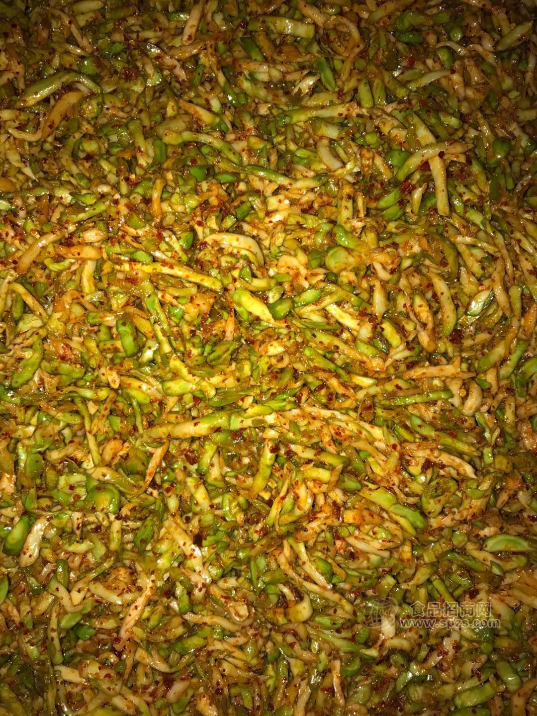 青菜丝，酱腌菜