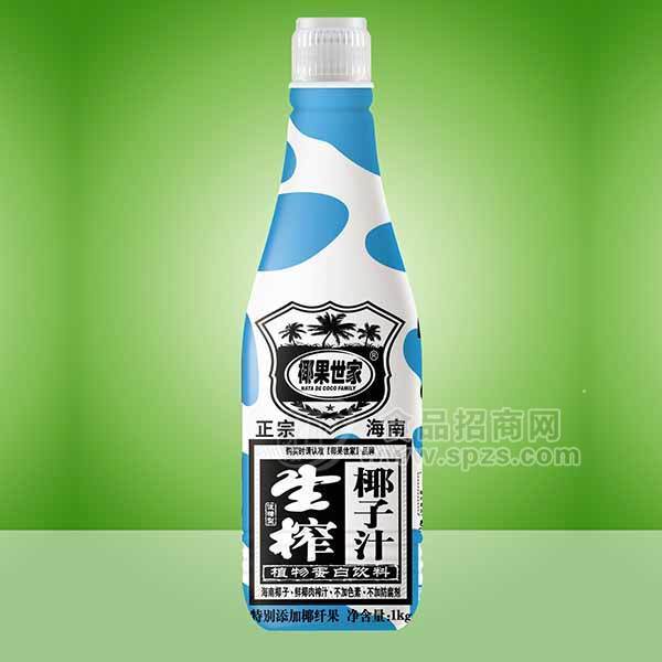 椰果世家生榨椰子汁1kg