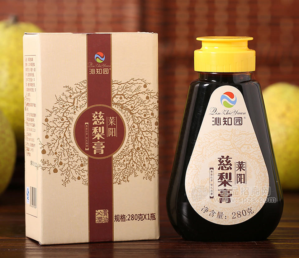 沁知园莱阳慈梨膏非秋梨膏280克代加工OEM 贴牌 厂家招商