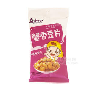 烏小倌蟹香豆片 蠶豆休閑食品60g