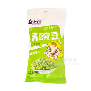 乌小倌青豌豆休闲食品香辣味60g