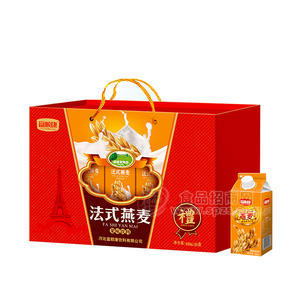 富順康法式燕麥果味飲料488mlx6盒