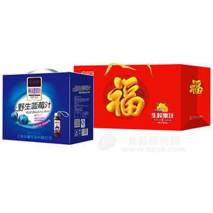 豫善堂野生蓝莓汁饮品礼盒装