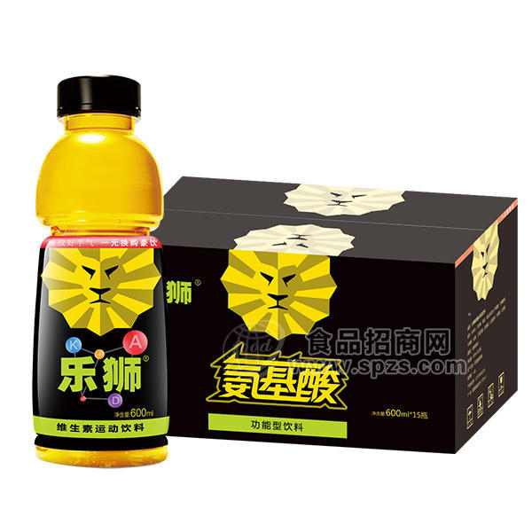 樂獅氨基酸維生素運(yùn)動飲料600mlx15瓶