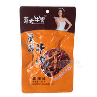 蘑女牛男 蘑菇牛肉干 肉干肉脯 休閑食品 麻辣味 80g