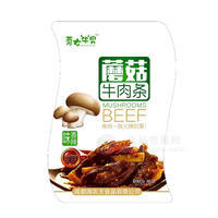 蘑女牛男蘑菇牛肉條 休閑食品 香辣辣味 80g