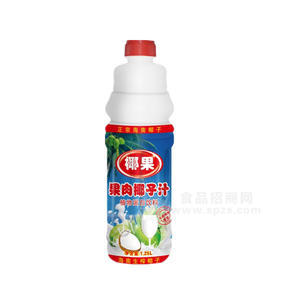 椰果果肉椰子汁1.25L