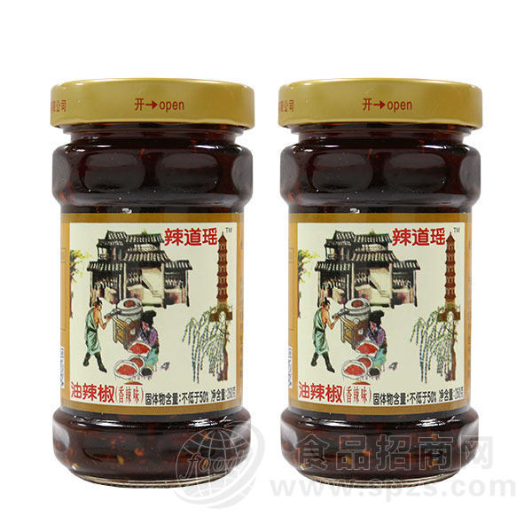 辣道瑶香辣味油辣椒250g