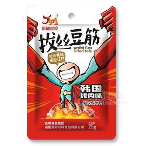 吾就愛吃 拔絲豆筋 烤肉味 休閑食品 25g