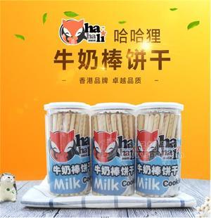 哈哈狸牛奶棒饼干