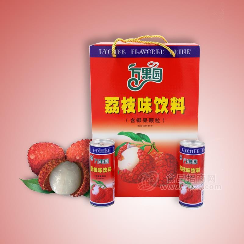 ·万果园荔枝味饮料 