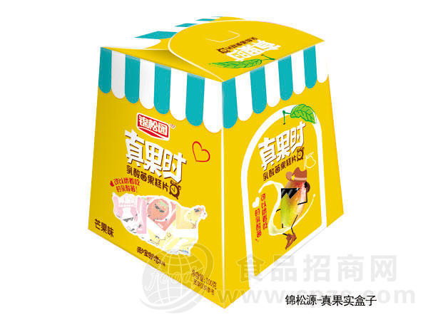 锦松园 真果时 乳酸菌果糕片200g
