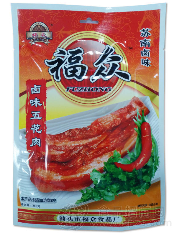 五花肉，258g香卤味