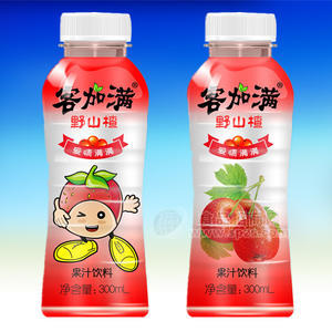 客加满 野山楂果汁饮料300ml