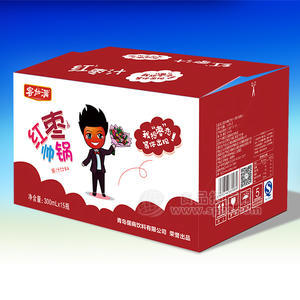 客加满红枣汁 红枣帅锅果汁饮料300mlx15瓶