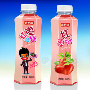 客加满红枣汁 红枣帅锅果汁饮料300ml