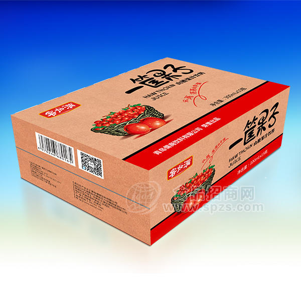 ·客加满 一筐果子 山楂果汁饮料 300mlx15瓶 