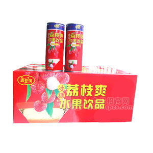 惠养缘 冰糖荔枝爽 果汁饮料 含椰果肉