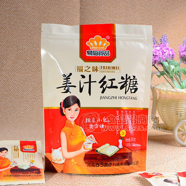 易廚食品姜汁紅糖300g