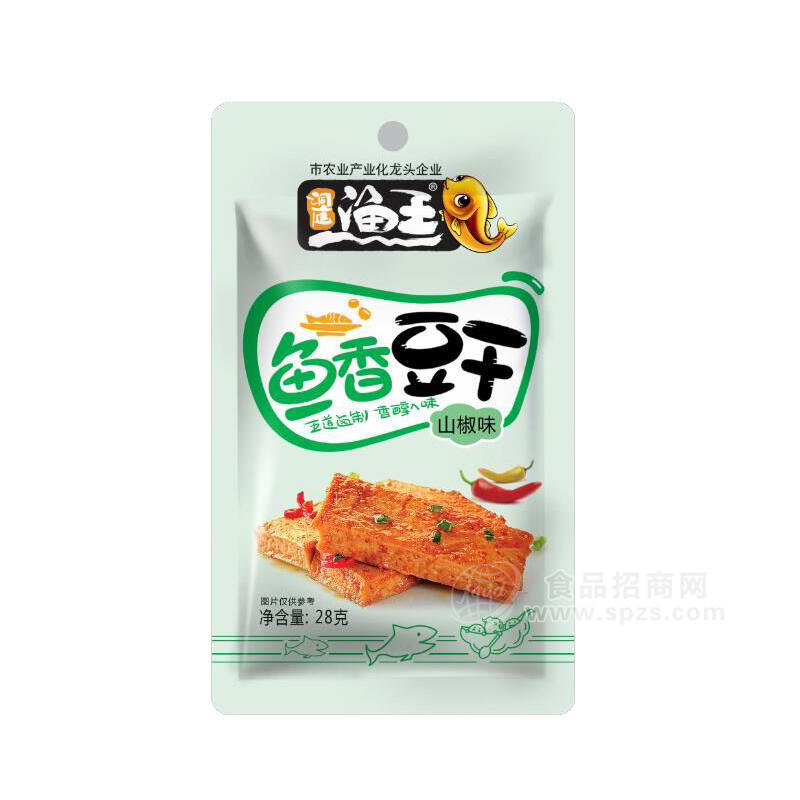 鱼王豆干山椒味 休闲食品