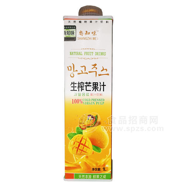 ·尚之味 生榨芒果汁1L 