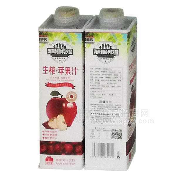 ·生榨苹果汁饮品1L 