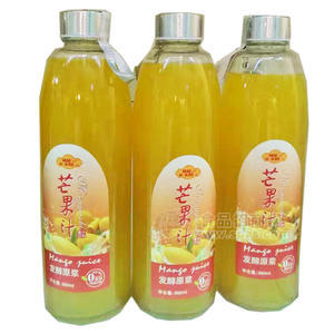 妙蕊 發(fā)酵原漿芒果汁飲料980mL