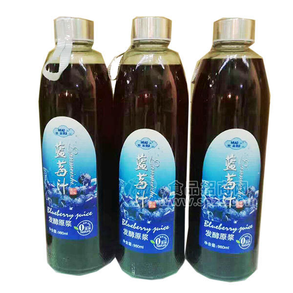 · 妙蕊  蓝莓汁果汁饮品 980mL 
