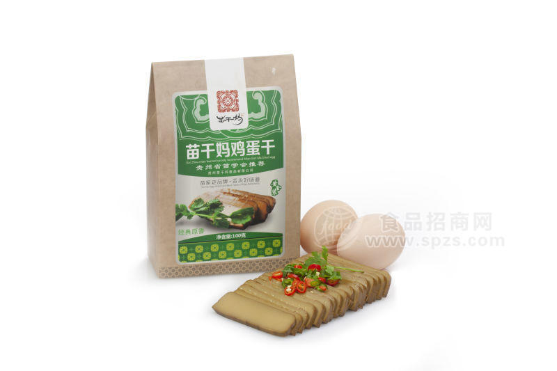 苗干妈.鸡蛋干.袋装100g
