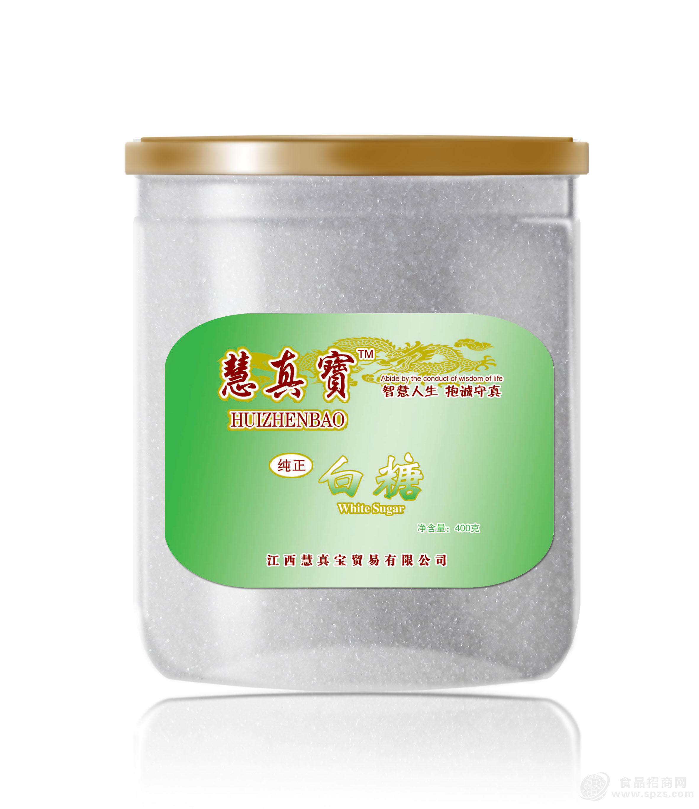 纯正白糖-400克（罐装）