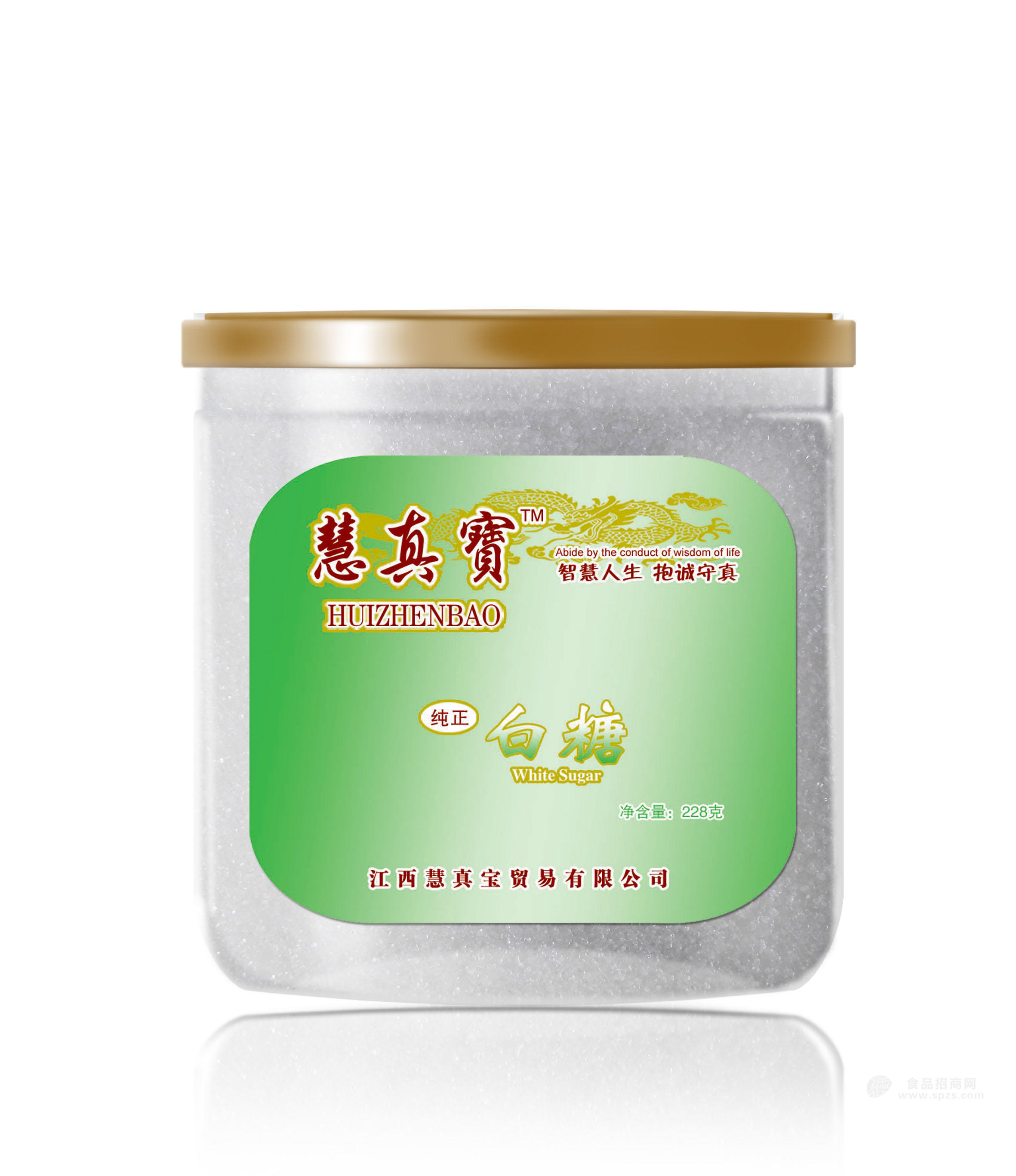 纯正白糖-228克（罐装）