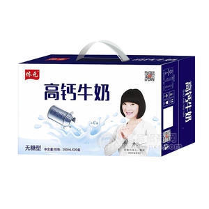 休元  無(wú)糖型高鈣牛奶 植物蛋白飲料箱裝250mLx20盒