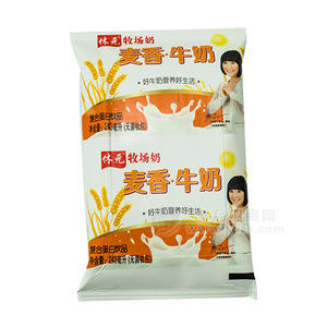 休元  麦香+牛奶 复合蛋白饮料 243mL